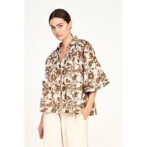 Mirth | Kerala Garden Bloom Blouse | L